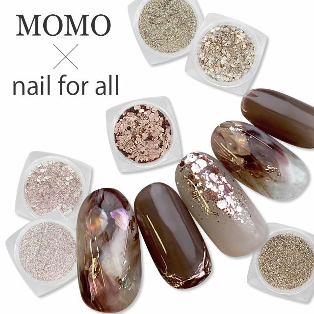 MOMOグリッター ニュアンス 1g入 (メール便でも可) | nail for all