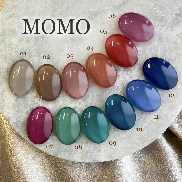 momoジェル　 □カラージェル MOMO by nail for all 3g 01-12 《10個までメール便