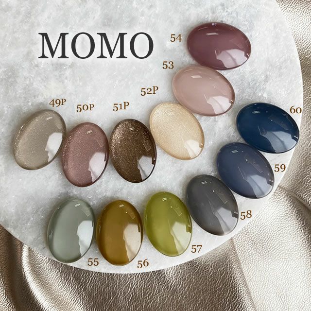 □カラージェル MOMO by nail for all 3g 49-60 《10個までメール便
