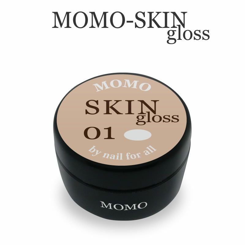 カラージェル SKIN GLOSS-01 MOMO by nail for all 10g （スキングロス