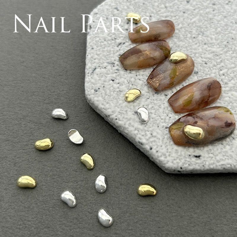 ネイルパーツ ビーンズ 6個入り (メール便でも可) | nail for all