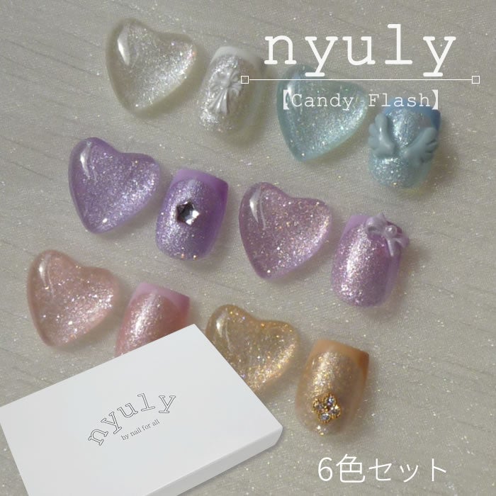 nfa カラージェル nyuly (ニューリー) Candy Flash(キャンディ フラッシュ) 6色セット