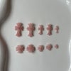 ネイルツール パーツ クロム クロス モールド