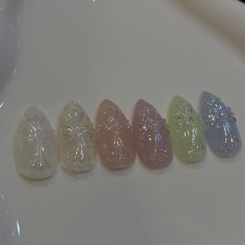 ネイルツール パーツ クロム クロス モールド