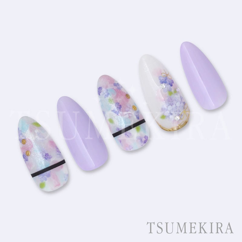 ネイルシール ツメキラ紫陽花8　NN-AJI-006