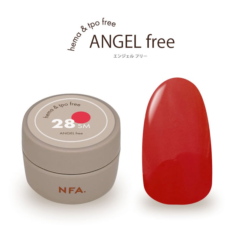 エンジェルfree カラージェル 3g 28 Classic Red